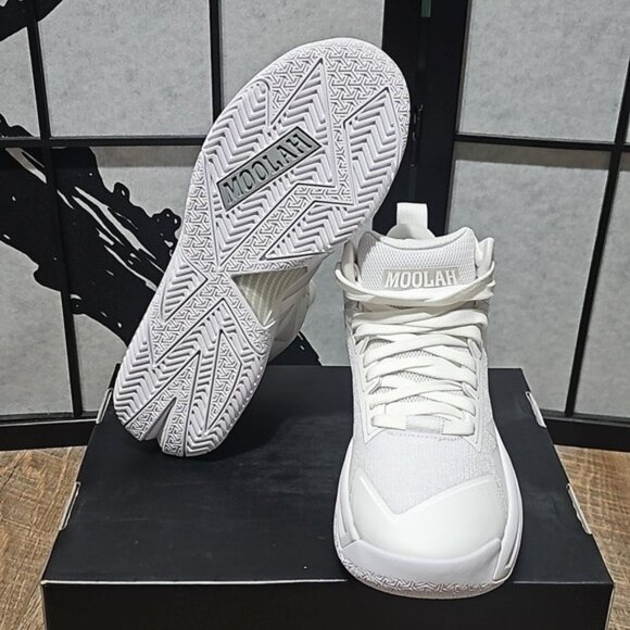 Moolah Women's Triple Double White Sneakers Basketball Shoes Size 8 New - Picture 8 of 10